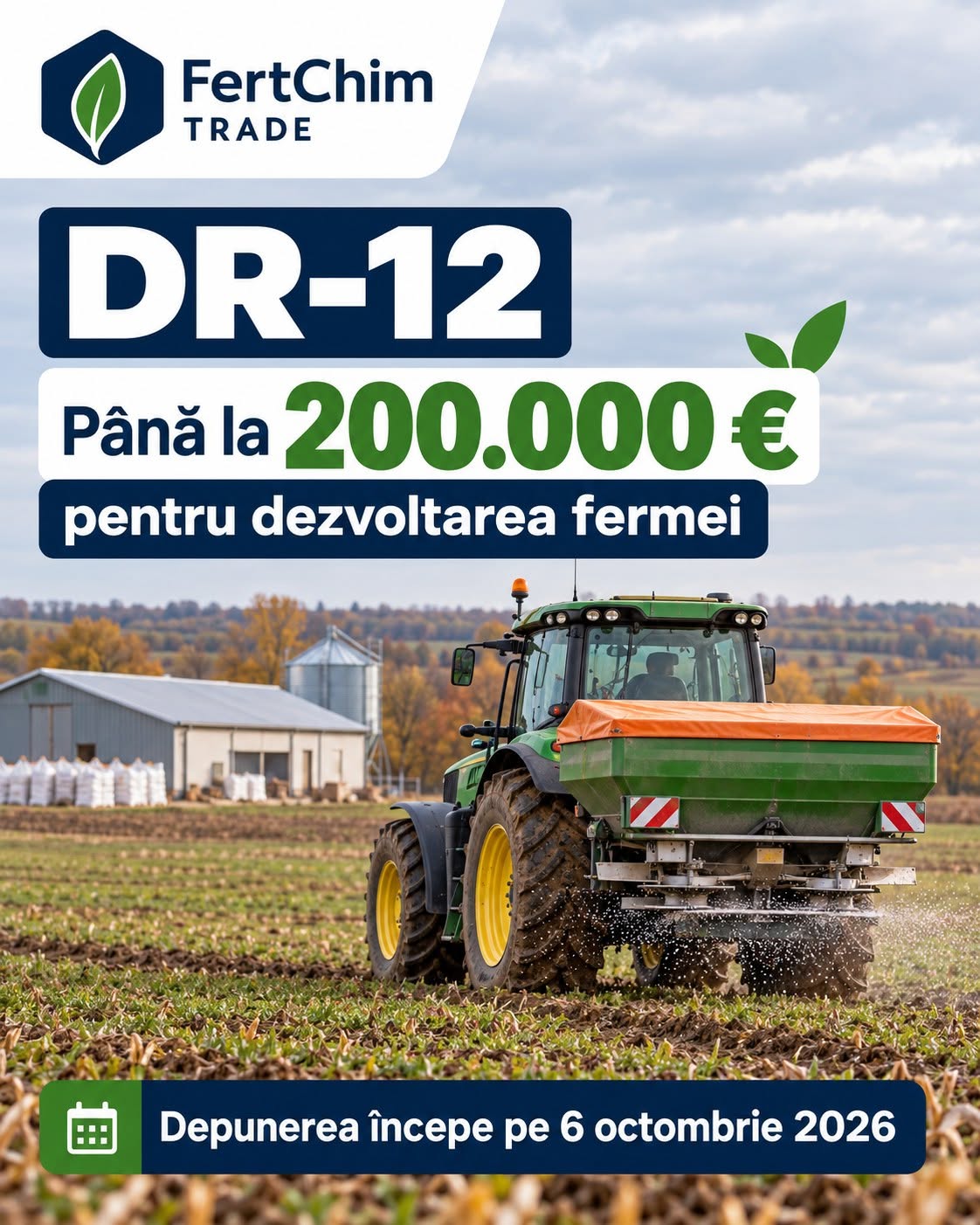 DR-12: până la 200.000 de euro pentru dezvoltarea fermei